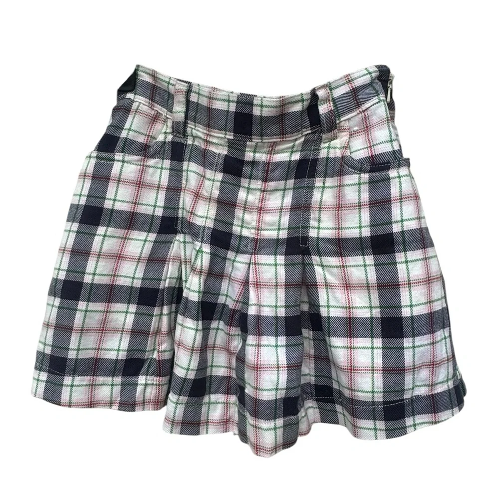Gymboree Plaid Skirt with Shorts & Pockets size 6